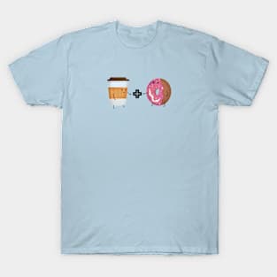 Coffee and Donut Love T-Shirt